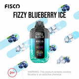 Fisco Point Pro 7000 Disposable Vape Box of 5 - Fizzy Blueberry Ice - vapeukwholesale