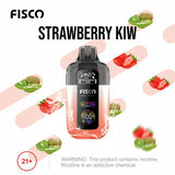 Fisco Point Pro 7000 Disposable Vape Box of 5 - Strawberry Kiwi - vapeukwholesale