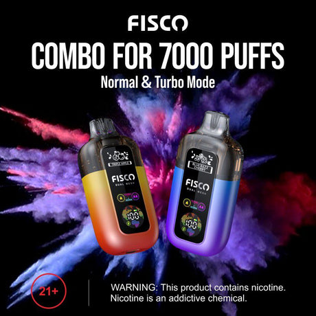 Fisco Point Pro 7000 Disposable Vape Box of 5 - Watermelon Ice - vapeukwholesale