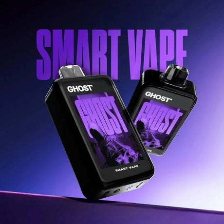 Ghost Smart Vape 40k Disposable Vape Box of 5 - Banana Foam Sweets - vapeukwholesale