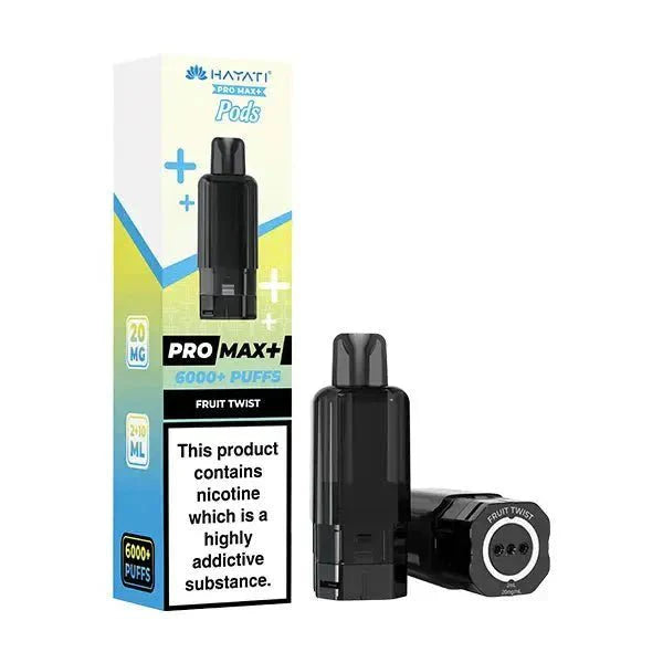 Hayati Pro Max Plus 6000 Pre - filled Pods Box of 5 - Fruit Twist - vapeukwholesale