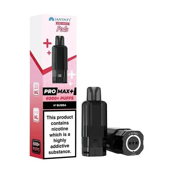 Hayati Pro Max Plus 6000 Pre - filled Pods Box of 5 - Hubba Bubba - vapeukwholesale