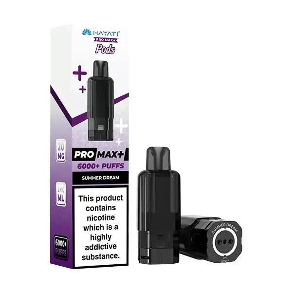 Hayati Pro Max Plus 6000 Pre - filled Pods Box of 5 - Summer Dream - vapeukwholesale