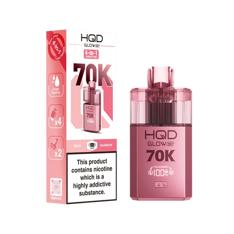 HQD Glow Air 70K Prefilled Pod Vape Kit - Power Vape Shop