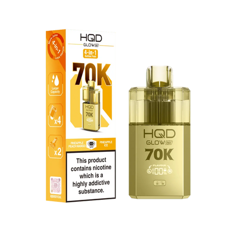 HQD Glow Air 70K Prefilled Pod Vape Kit - Power Vape Shop