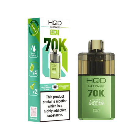 HQD Glow Air 70K Prefilled Pod Vape Kit - Power Vape Shop