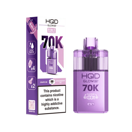 HQD Glow Air 70K Prefilled Pod Vape Kit - Power Vape Shop