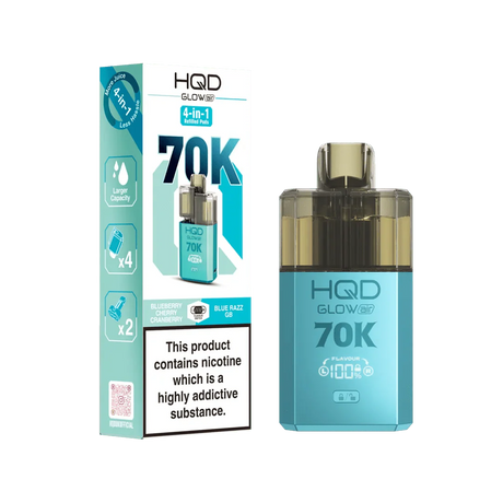 HQD Glow Air 70K Prefilled Pod Vape Kit - Power Vape Shop