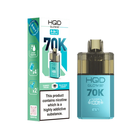 HQD Glow Air 70K Prefilled Pod Vape Kit - Power Vape Shop