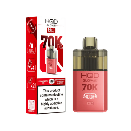 HQD Glow Air 70K Prefilled Pod Vape Kit - Power Vape Shop