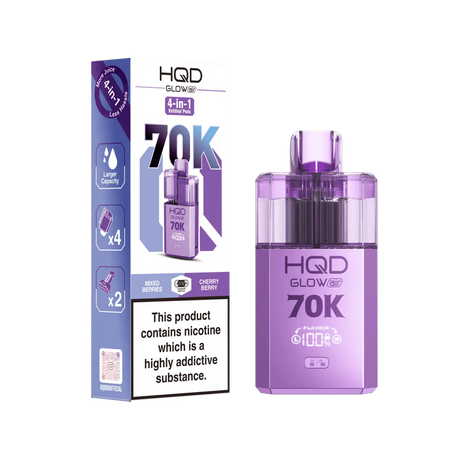 HQD Glow Air 70K Prefilled Pod Vape Kit - Power Vape Shop