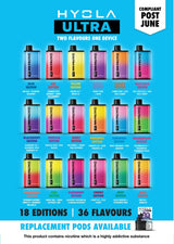 Hyola Ultra 30k Prefilled Pod Vape Kit Pack of 5 - Yellow Edition - vapeukwholesale