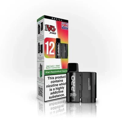 IVG 12 Pro Replacement Pods Pack of 5 - Kiwi Passionfruit Guava - vapeukwholesale