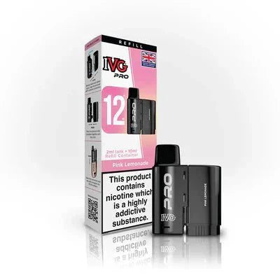 IVG 12 Pro Replacement Pods Pack of 5 - Pink Lemonade - vapeukwholesale