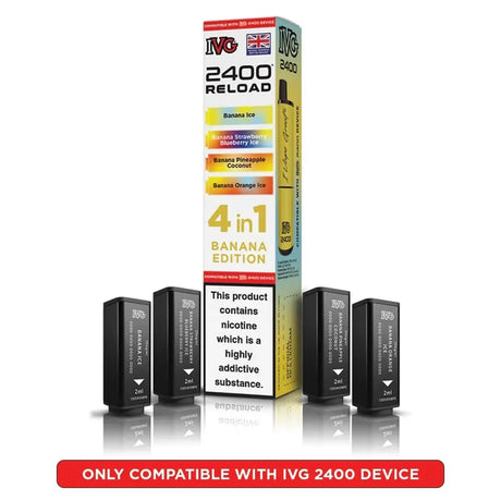IVG 2400 Reload 4 in 1 Prefilled Pods | Pack of 4 - Power Vape Shop