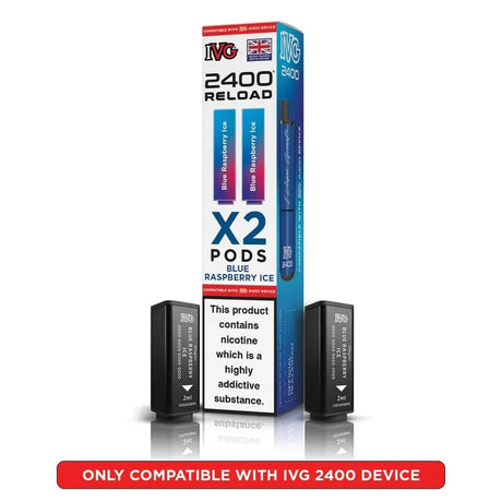 IVG 2400 Reload 4 in 1 Prefilled Pods | Pack of 4 - Power Vape Shop