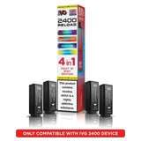 IVG 2400 Reload 4 in 1 Prefilled Pods | Pack of 4 - Power Vape Shop