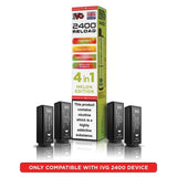 IVG 2400 Reload 4 in 1 Prefilled Pods | Pack of 4 - Power Vape Shop