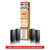 IVG 2400 Reload 4 in 1 Prefilled Pods | Pack of 4 - Power Vape Shop
