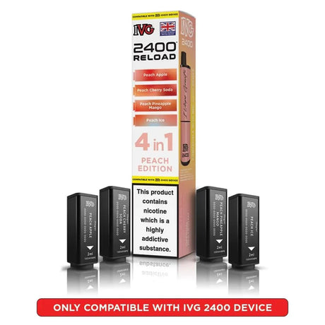 IVG 2400 Reload 4 in 1 Prefilled Pods | Pack of 4 - Power Vape Shop