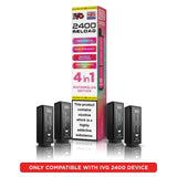 IVG 2400 Reload 4 in 1 Prefilled Pods | Pack of 4 - Power Vape Shop
