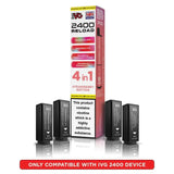 IVG 2400 Reload 4 in 1 Prefilled Pods | Pack of 4 - Power Vape Shop