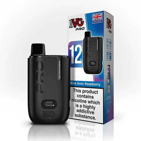IVG Pro 10K Disposable Pod Kit - Box of 5 - Blue Sour Raspberry - vapeukwholesale
