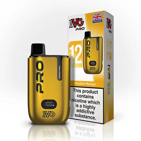 IVG Pro 10K Disposable Pod Kit - Box of 5 - Double Mango - vapeukwholesale