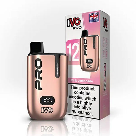 IVG Pro 10K Disposable Pod Kit - Box of 5 - Pink Lemonade - vapeukwholesale