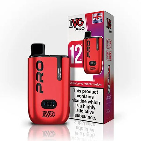 IVG Pro 10K Disposable Pod Kit - Box of 5 - Strawberry Watermelon - vapeukwholesale