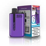 IVG SAVR 3000 Disposable Vape Box of 5 - Blueberry Raspberry - vapeukwholesale