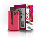 IVG SAVR 3000 Disposable Vape Box of 5 - Cherry Ice - vapeukwholesale