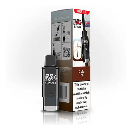 IVG SAVR Prefilled Vape Pods & Refill Containers - Power Vape Shop
