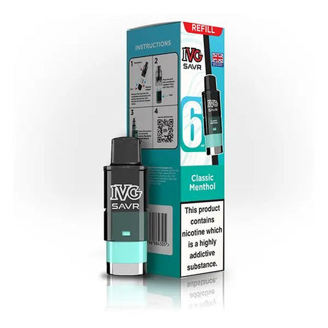 IVG SAVR Prefilled Vape Pods & Refill Containers - Power Vape Shop