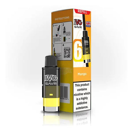 IVG SAVR Prefilled Vape Pods & Refill Containers - Power Vape Shop