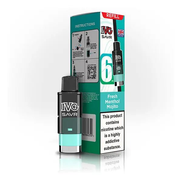 IVG SAVR Prefilled Vape Pods & Refill Containers - Power Vape Shop