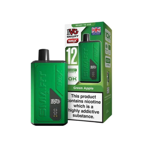 IVG Smart Max 10k Prefilled Pod Vape Kit Box of 5 - Grape Apple - vapeukwholesale