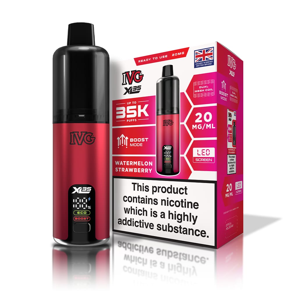 IVG XL 35K Prefilled Pod Vape Kit Box of 5 - Wholesale Price !