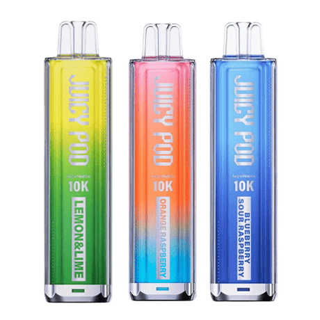 Juicy Pod Novamax 10k Prefilled Pod Vape Kit - Pack of 5 - Blue Razz Cherry - vapeukwholesale