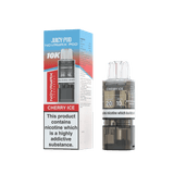 Juicy Pod Novamax 10k Replacement Pods - 10 pack - Cherry Ice - vapeukwholesale