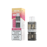 Juicy Pod Novamax 10k Replacement Pods - 10 pack - Juicy Peach - vapeukwholesale