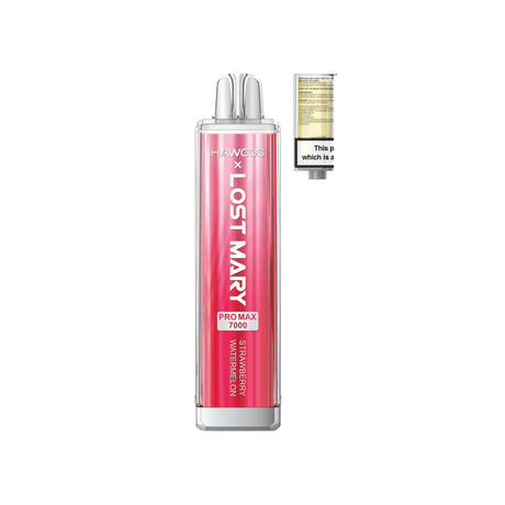 Lost Mary x Hawcos Pro Max 7000 Disposable Vape - Box of 10 - Strawberry Watermelon - vapeukwholesale