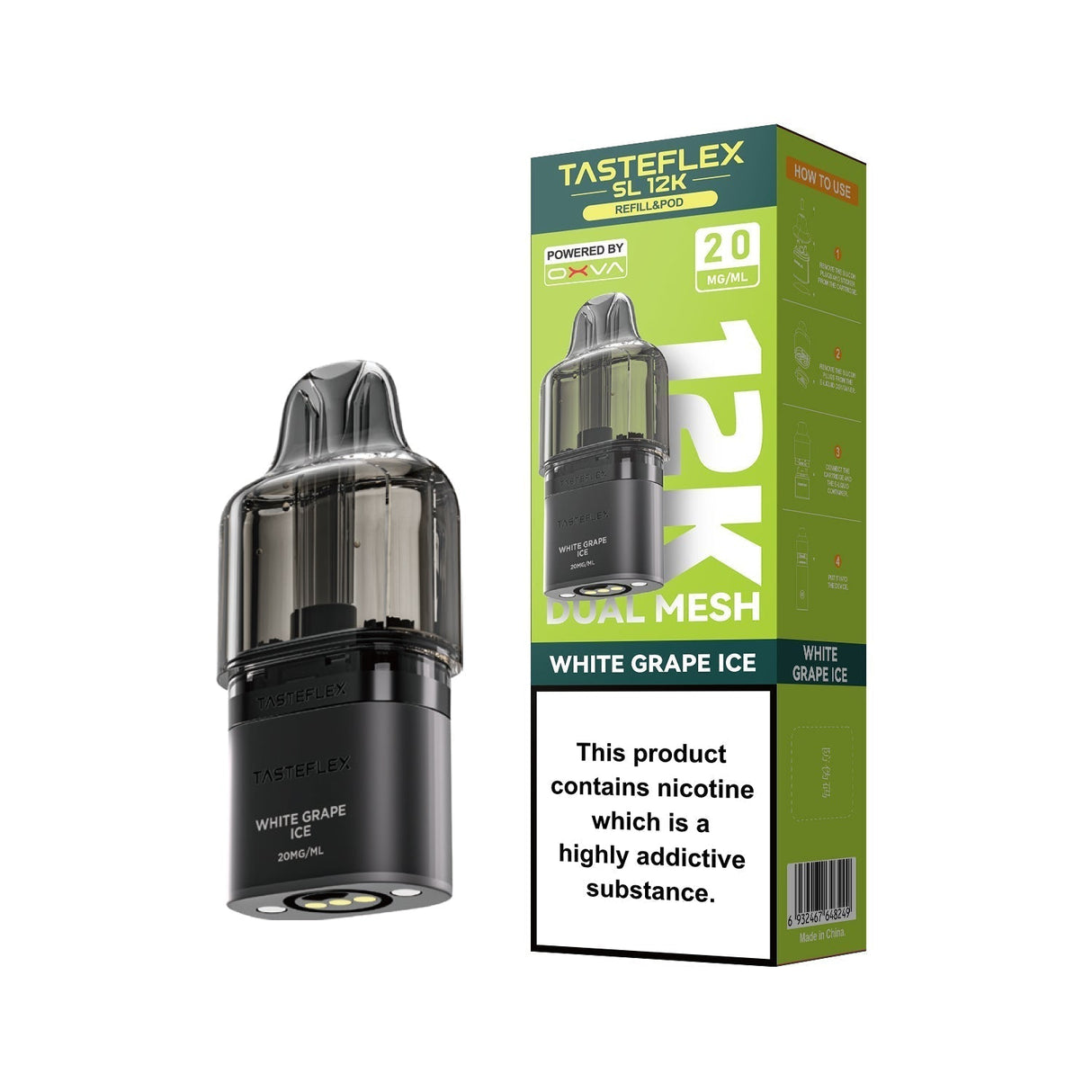 Oxva Tasteflex SL 12k Prefilled Pods Pack of 5 - Wholesale Price !