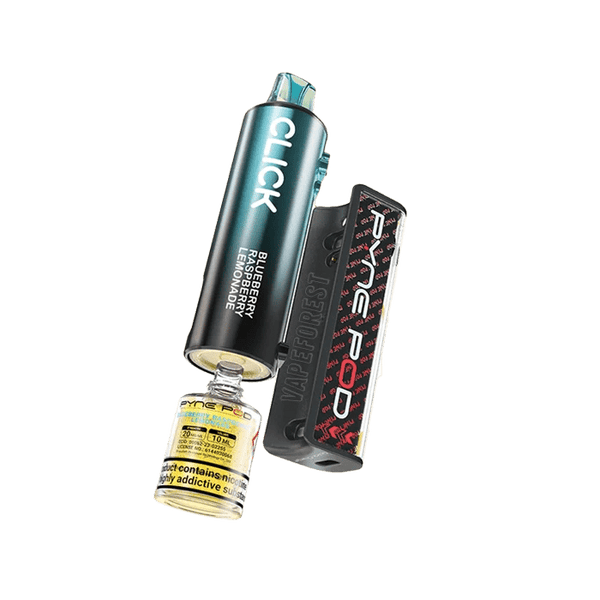 Pyne Pod Click 10k Disposable Vape Box of 5 - Blueberry Raspberry Lemonade - vapeukwholesale