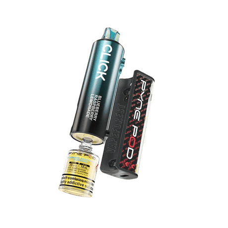 Pyne Pod Click 10k Disposable Vape Box of 5 - Blueberry Raspberry Lemonade - vapeukwholesale