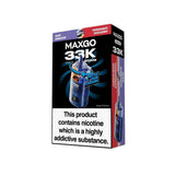Relx Maxgo 33k Prefilled Pod Vape Kit - Pack of 3 - Grape Bubblegum + Pomegranate Sour Gummy - vapeukwholesale