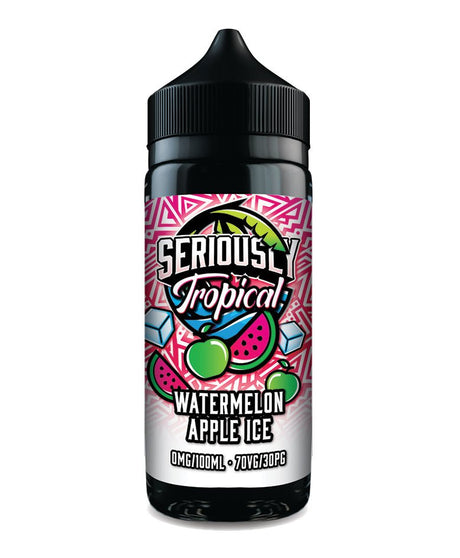 bulk wholesale Seriously Tropical E - Liquid 100ml Shortfill - Tropical Watermelon Apple Ice