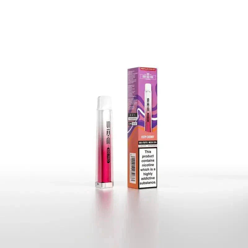 Ske Crystal Pro 600 Pod Kit Box of 10 - Fizzy Cherry - vapeukwholesale
