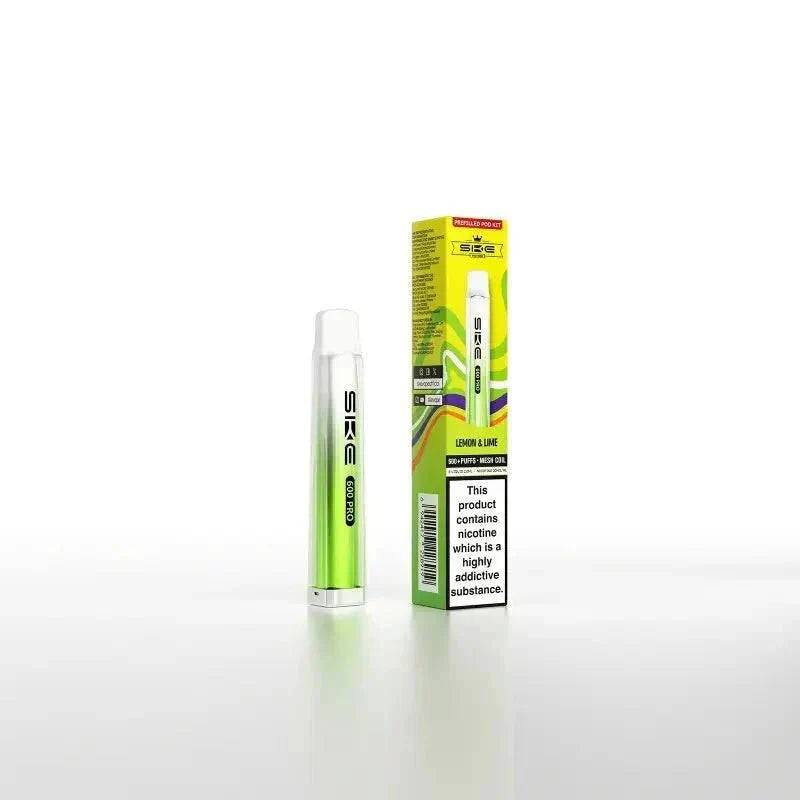 Ske Crystal Pro 600 Pod Kit Box of 10 - Lemon & Lime - vapeukwholesale