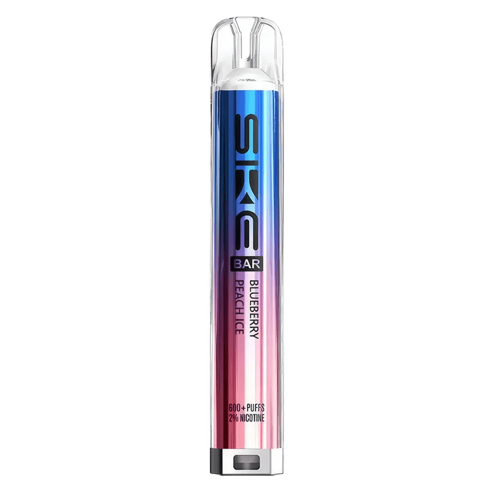 Ske Original Bar 600 Prefilled Pod Kit - Pack of 10 - Blueberry Peach Ice - vapeukwholesale